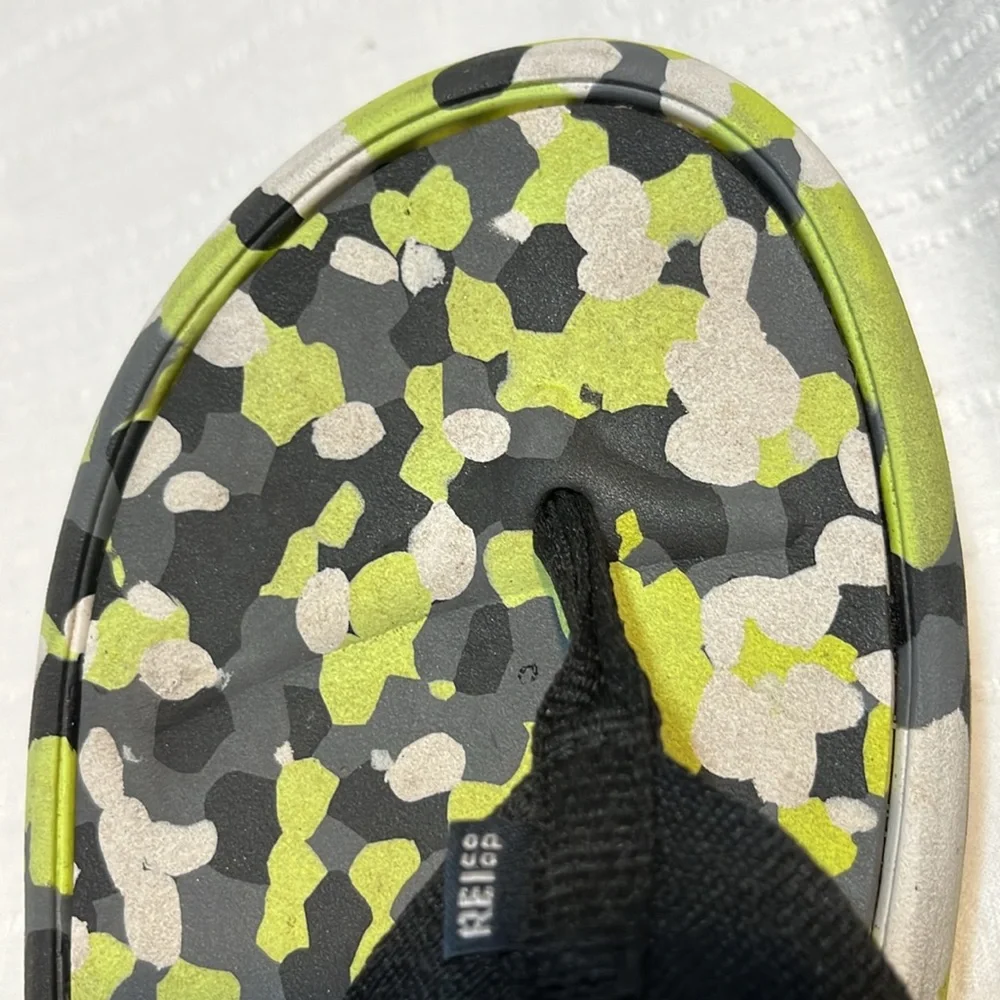 NWOT REI Coop Flip Flop SANDALS Recycled Scraps Sustainable Men’s 8 Women’s 9